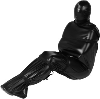 Body Bag met Nylon Bandjes - Zwart