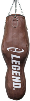 Body bokszak vintage 120 cm panda hide leather™ 3 jaar garantie Bruin - 120cm x 35cm