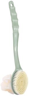 Body Brush Bad Borstel Wassen Douche Exfoliërende Droge Borstel Terug Scrubber Lange Handvat Bad Bloem Twee-In-een bad Bal @ C