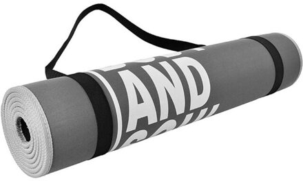 Body en soul yoga mat Grijs - One size