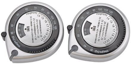 Body Mass Meten Meetlint 150Cm Bmi Calculator - Fitness Gewichtsverlies Spier Vet Test-Drukknop intrekken