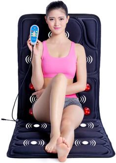 Body Massager Far Infrared Massage Reduce Back Fat Mattress Cushion Vibration Body Head Massager Relax Body 110V - 220V