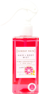Body Mist Sunday Rain Pink Grapefruit & Sea Salt Hair & Body Mist 200 ml