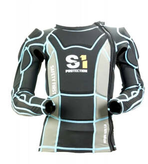 Body Protector - S1 Defense Elite 1.0 High Impact Jacket - Zwart / Blauw