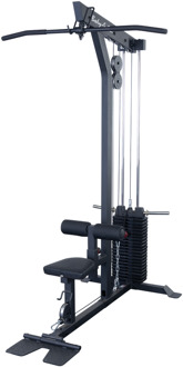 Body-Solid GLM85B PRO Lat Machine Black inclusief Weight Stack