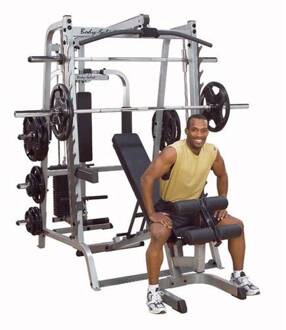 Body-Solid GS348P4 7-series Smith Machine full-options