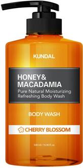 Body Wash Kundal Honey & Macadamia Pure Wash Baby Powder Cherry Blossom 500 ml