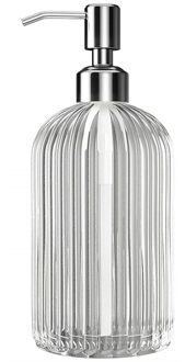 Body Wash-Zeep Vloeibaar Glas Sub-Fles Transparant 500 Ml 18 Oz Oz Grote 18 Oz handleiding Zeepdispenser Helder Glas T6