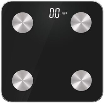Bodyfat Smart Digitale Weegschaal 20 Body Analyzer Met Smartphone App Bluetooth zwart