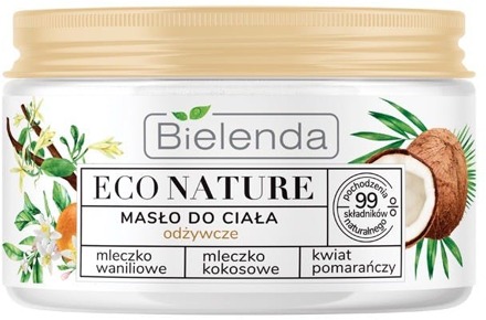 Bodylotion Bielenda Eco Nature Body Butter Vanilla Milk & Coconut Milk & Orange Blossom 250 ml
