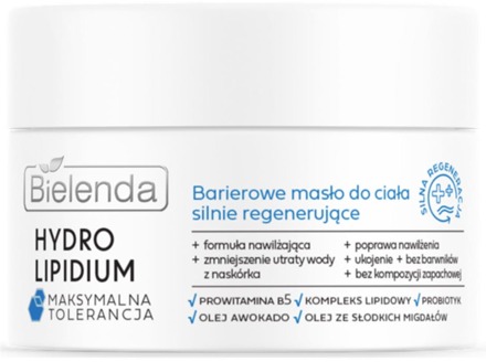 Bodylotion Bielenda Hydro Lipidium Maximum Tolerance Strongly Regenerating Barrier Body Butter 200 ml