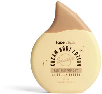 Bodylotion Face Facts Scuup Vanilla Velvet Cream Body Lotion 200 ml