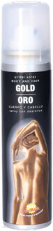 Bodypaint spray - Goud - lichaam- en haarspray - Verf/schmink voor lichaam en haar Goudkleurig
