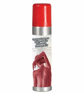 Bodypaint spray - Rood - lichaam- en haarspray - Verf/schmink voor lichaam en haar