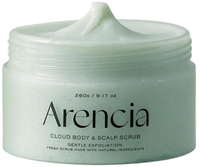 Bodyscrub Arencia Fresh Cloud Body & Scalp Scrub French Mint & Lily 260 g