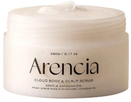 Bodyscrub Arencia Fresh Cloud Body & Scalp Scrub White Tea & Neroli 260 g