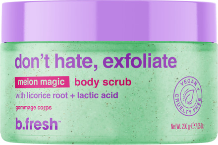 Bodyscrub b.fresh Don't Hate Exfoliate Body Scrub 200 g