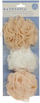 Bodyscrub Bathtopia Bath Sponge 3pk 3 st