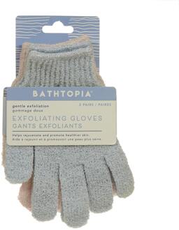 Bodyscrub Bathtopia Exfoliating Gloves 2 st