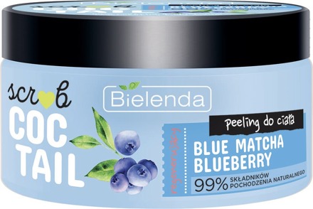 Bodyscrub Bielenda Coctail Scrub Regenerating Body Peeling Blue Matcha + Blueberry 350 g