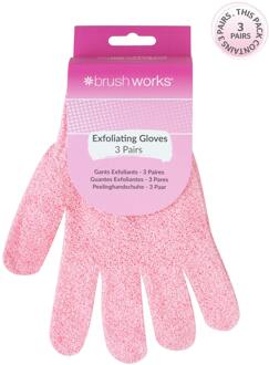 Bodyscrub brushworks Exfoliating Gloves 3 st