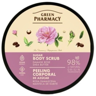 Bodyscrub Green Pharmacy Body Scrub Damask Rose And Shea Butter 200 ml
