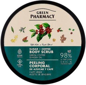 Bodyscrub Green Pharmacy Body Scrub Green Coffee And Ginger Oil 200 ml
