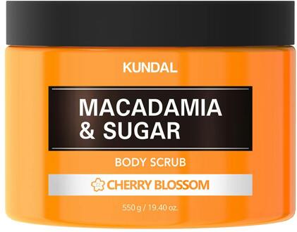 Bodyscrub Kundal Macadamia & Sugar Body Scrub Cherry Blossom 550 g
