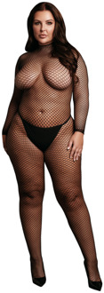 Bodystocking Fishnet Structuur - Open / Turtle - OSX - Zwart