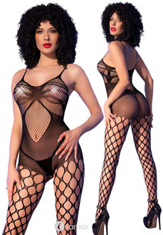 Bodystocking met Netstof, CR4854 - Maat: S/M