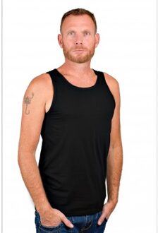 Bodywear Men Singlet Black Zwart - L