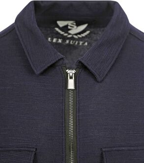 Boed Overshirt Navy Donkerblauw - 48,54