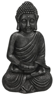 Boeddha beeld Kolu - binnen / buiten - kunststeen - 42 cm