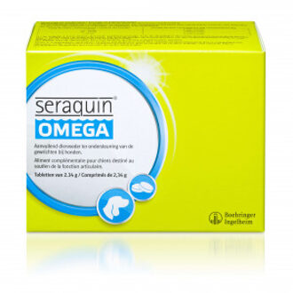 Boehringer Ingelheim Gewricht supplement Seraquin Omega Hond - 6 x 10 tabl à 2,34 g