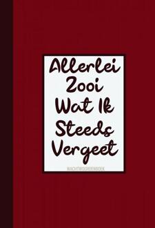 Boek Cadeau Man / Boekcadeau Collega - Wachtwoordenboekje - "allerlei Zooi Wat Ik Steeds - Boek Cadeau