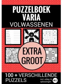 Boek Cadeau - Puzzelboek Varia Extra Groot - Nr. 2 - Voor Ouderen, Slechtzienden, Senioren, - Puzzelboeken & Meer