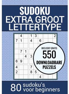 Boek Cadeau - Sudoku Makkelijk - Puzzelboek Voor Ouderen, Senioren, Opa En Oma En Slechtzienden: - Sudoku Puzzelboeken