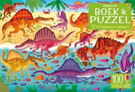 Boek en puzzel. Dinosaurussen. 5+