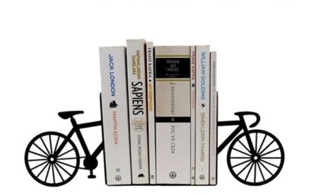 Boek Houder Zwart Fiets 1.5 Mm Sheet 22X9X14 Cm