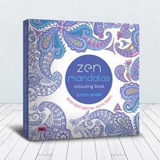 Boeken 120P Koreaanse Mandalas Bloem Kleurboek Voor Kinderen Volwassen Stress Graffiti Schilderij Tekening Art Boek Briefpapier