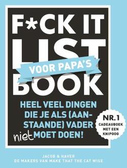 Boeken F*ck it list Book voor papa's