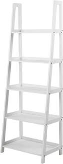 Boekenkast Edsele - wit - 180 cm - Leen Bakker - 40 x 63 x 180