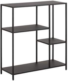 Boekenkast Jaxx - 86x79,5x30 Cm - Staal - Zwart