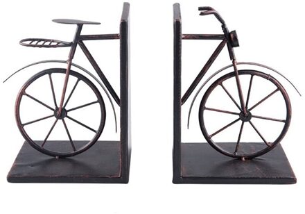 Boekenplank Retro Stijl Fiets Boek Houder Boek Close Boek Stand Decoratie Woondecoratie Brons