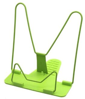 Boekensteunen Draagbare Opvouwbare Verstelbare Boekensteunen Boekenplank Anti-Bijziendheid Lezen Boekenplank Bestand Rack Base Lezen Boekenplank groen