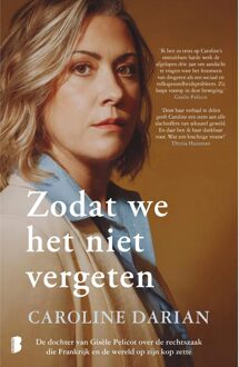 Boekerij Zodat we het niet vergeten - Caroline Darian - ebook