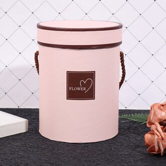 Boeket Bloemen Box Verpakking Kunstmatige Bloemstuk Stand Vaas Thuis Wedding Party Tafel Decor Ronde Dozen Met Deksel PK2