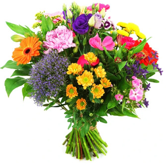 Boeket bont word je blij van...