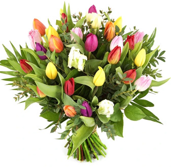 Boeket Mixed tulpen