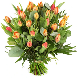 Boeket Oranje tulpen